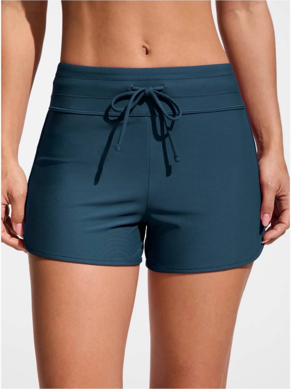 CRZ YOGA Women's tankini and Drawstring Swim Shorts Bottom 3'', Size Med NWT - Picture 4 of 11